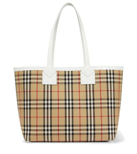 burberry hackberry canvas bag|burberry checked canvas tote bag.